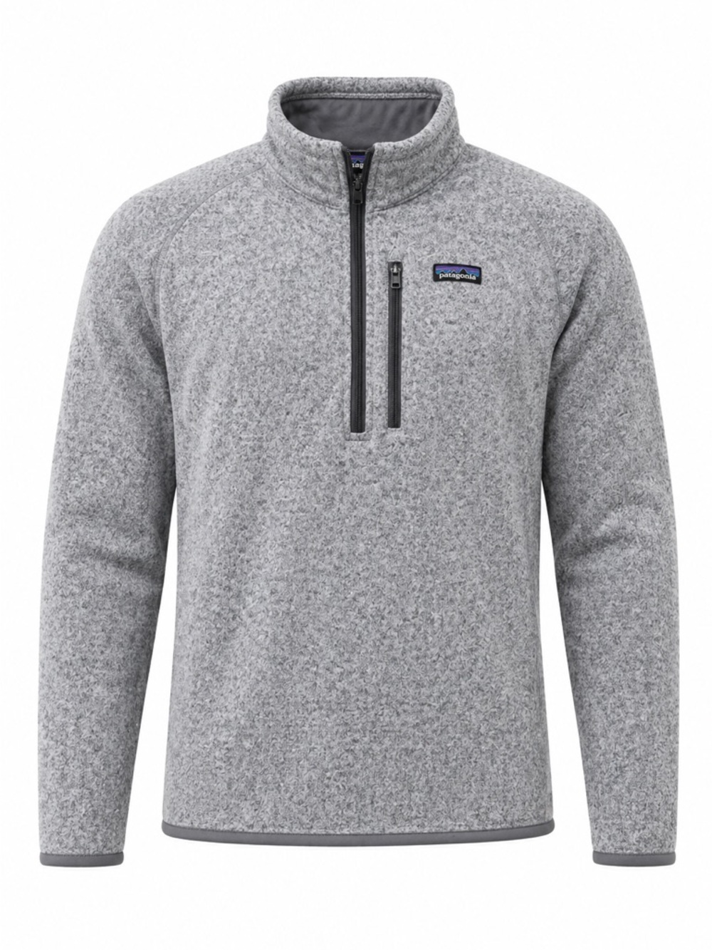 Patagonia Better Sweater 1/4 Zip Fleece Pullover Outdoor Gray Large